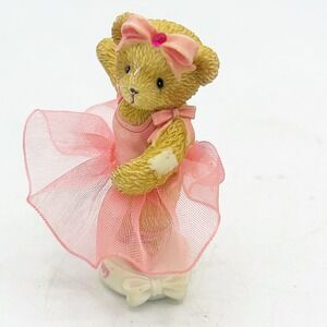 Cherished Teddies July Teddy Twirls Birthstone Bear 2.5" H